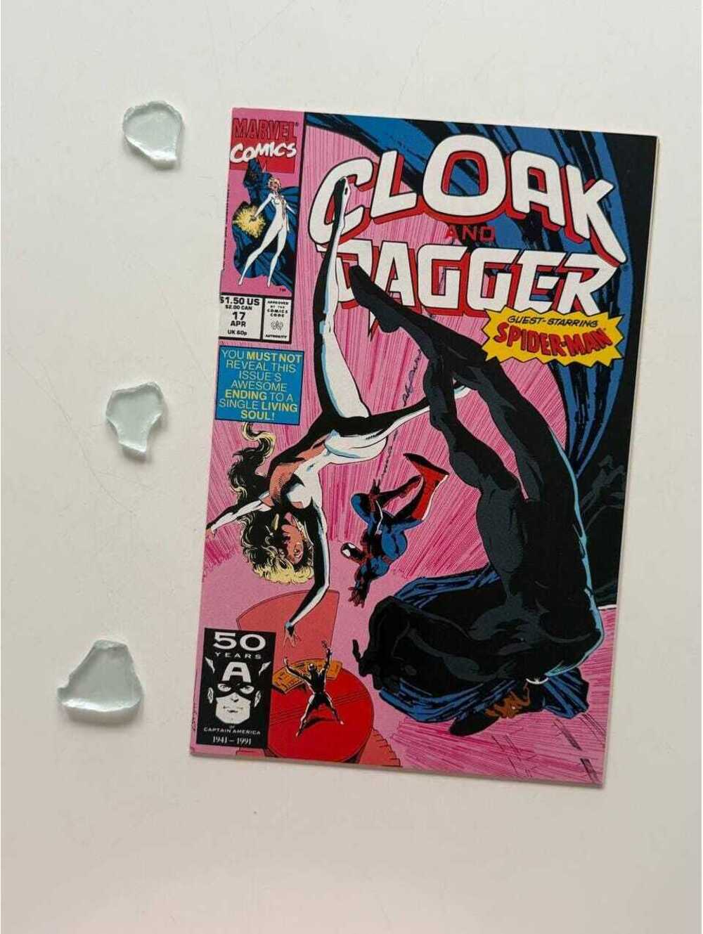 Cloak and Dagger #17 (1991) Comic Book | Spider-Man | 50 Years Captain America